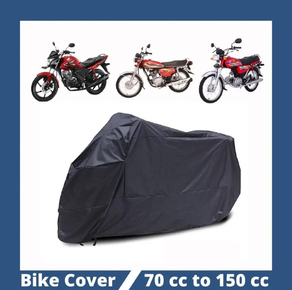 Parachute Bike Cover - For 125 CC , 110 CC , 100 CC , YBR , 70cc - Universal
