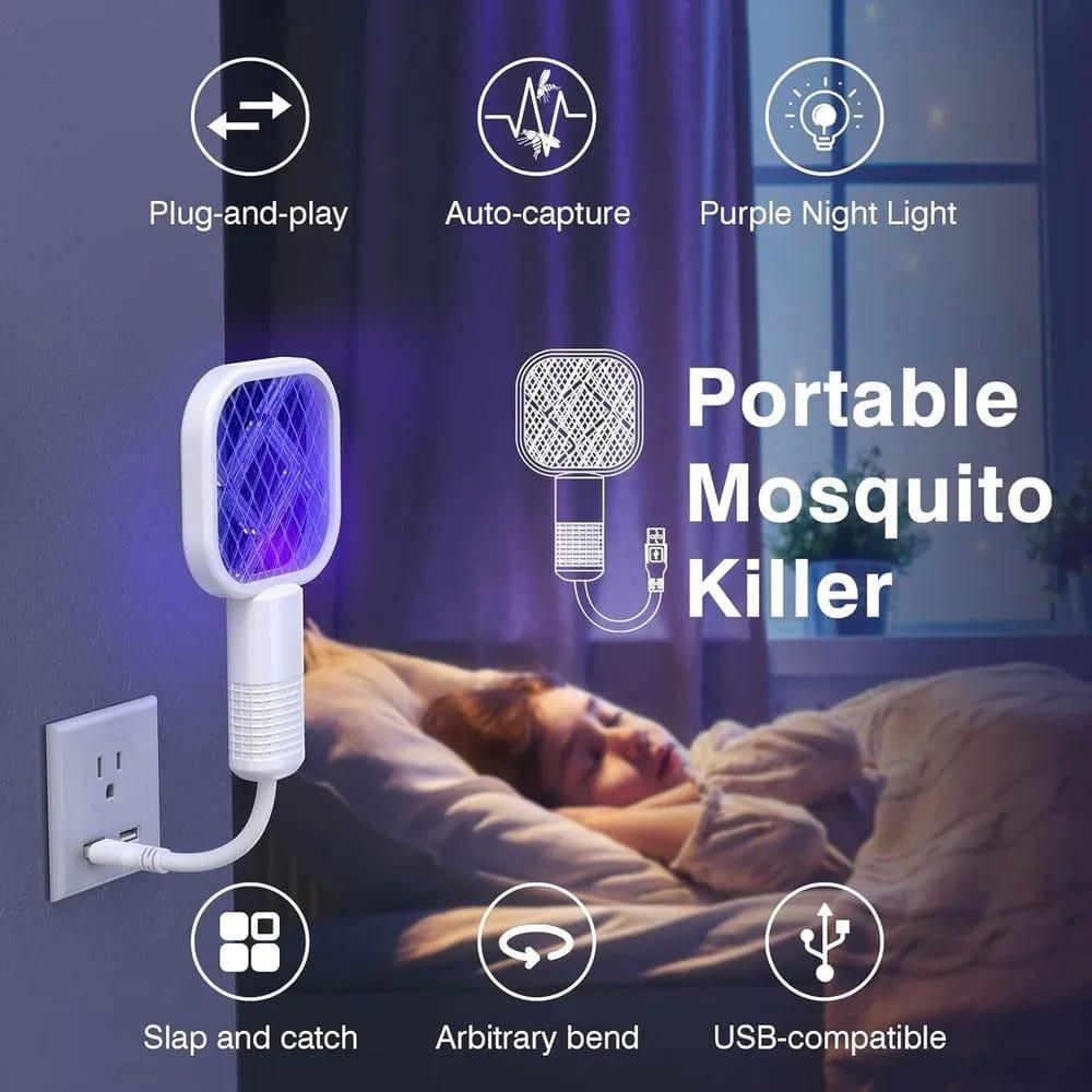 Multicolor Electric Mosquito Swatter– Effective Mosquito & Insect Control