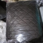 Product Name: Quilted Sofa Cover Brown 7 Seater
