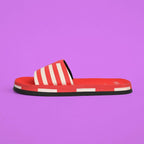 StrideX Red Comfort Slides / Slippers