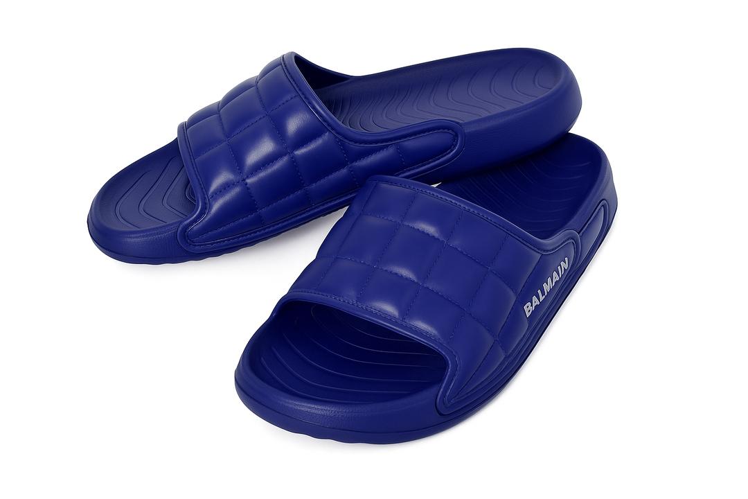 Casual Men's Blue EVA Slides / Slippers - Balmain Blue
