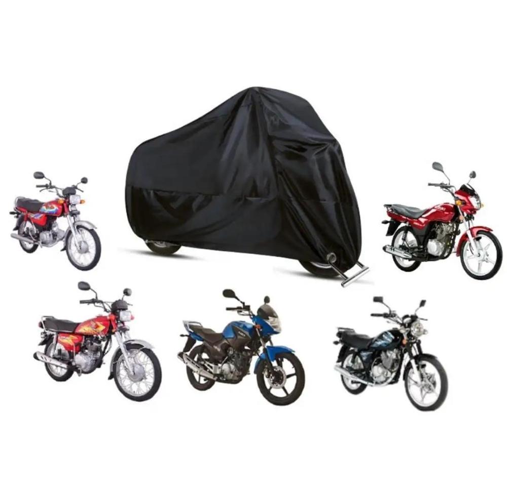 Parachute Bike Cover - For 125 CC , 110 CC , 100 CC , YBR , 70cc - Universal